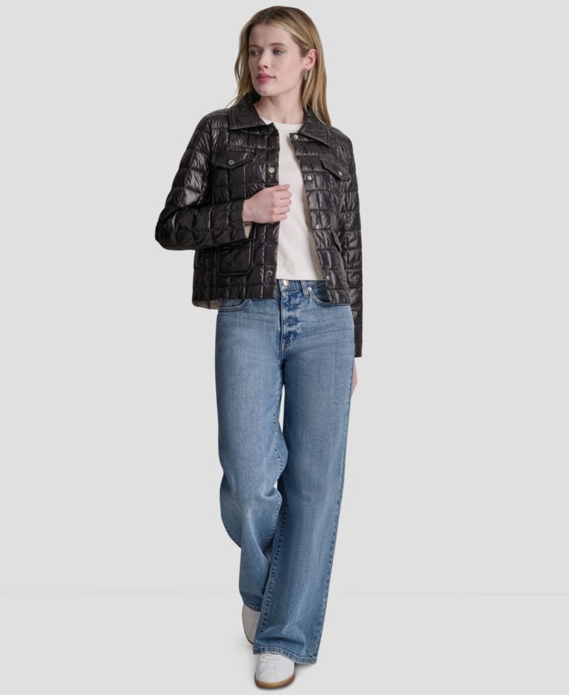 Women's Box Quilt Lightweight Jacket