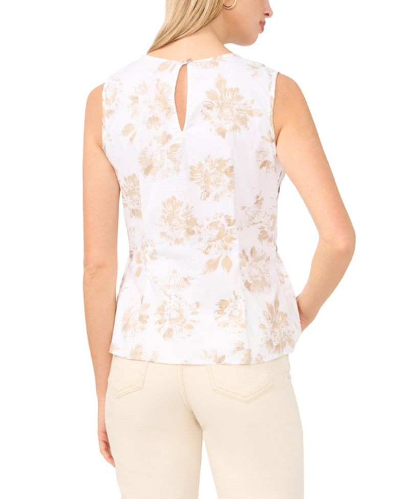 Women's Peplum Sleeveless Blouse