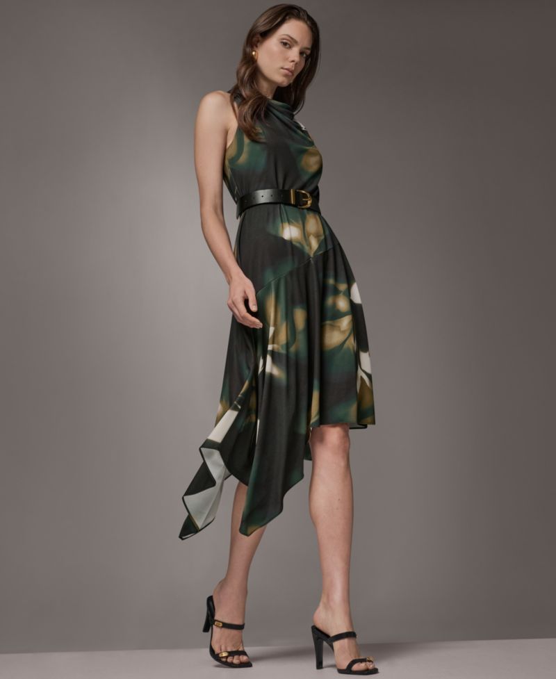 Women's Jersey Print Sleeveless Dress