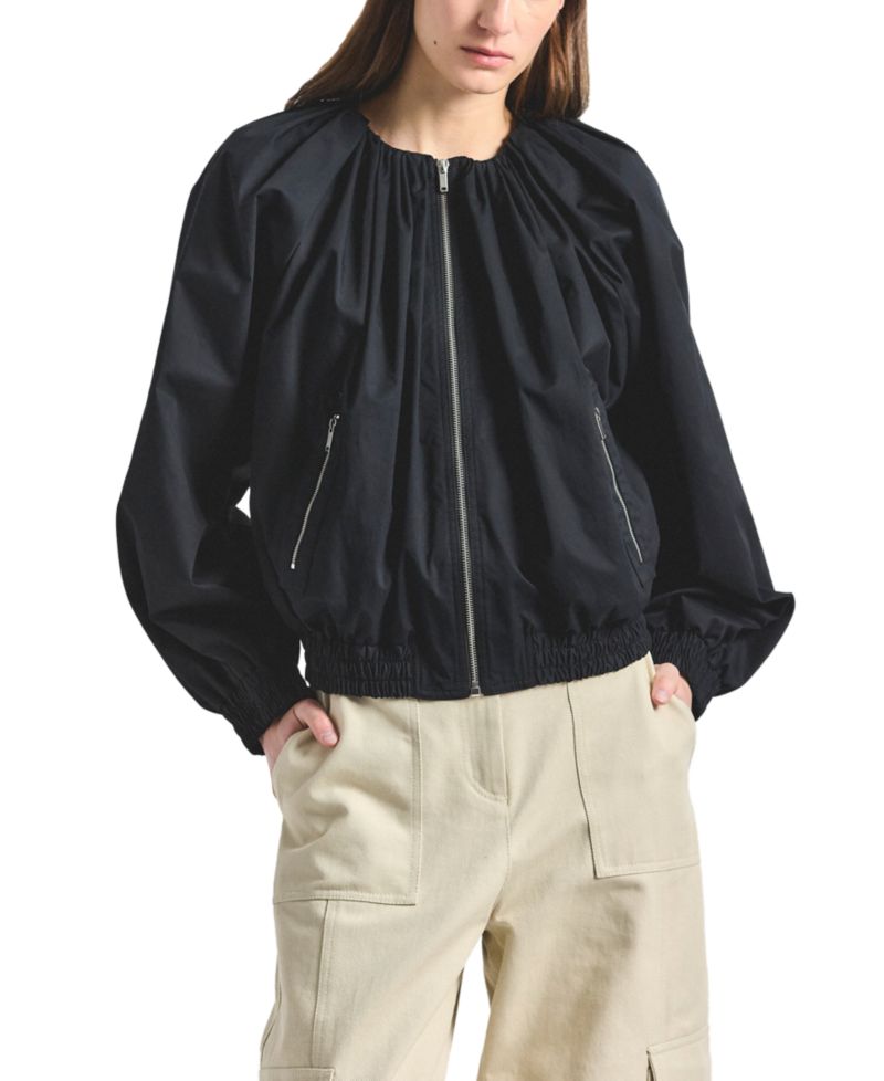 Women's Lukas Front-Zipper Blouson Jacket