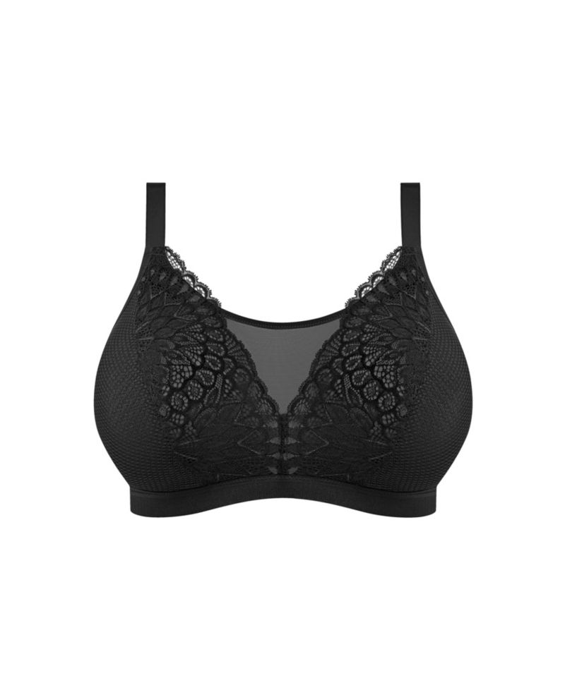 Plus Size Tiernie Wireless Unlined Lace Bralette, EL303317