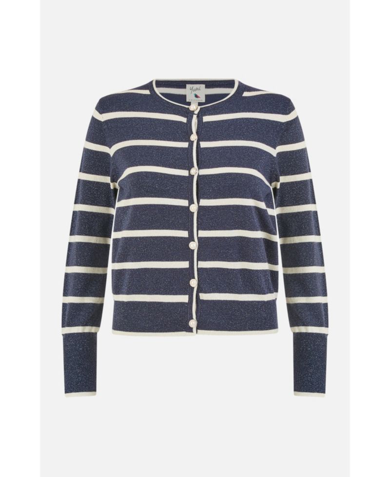 Women's Long Sleeve Round Neck Cardigan