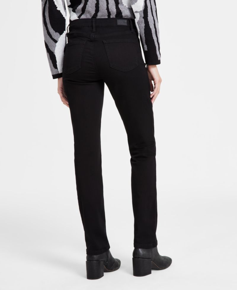 Women's Lexington Mid Rise Straight Leg Denim Jeans