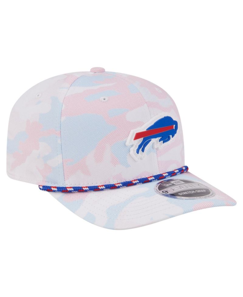 Men's White Buffalo Bills Camo Rope 9SEVENTY Adjustable Hat