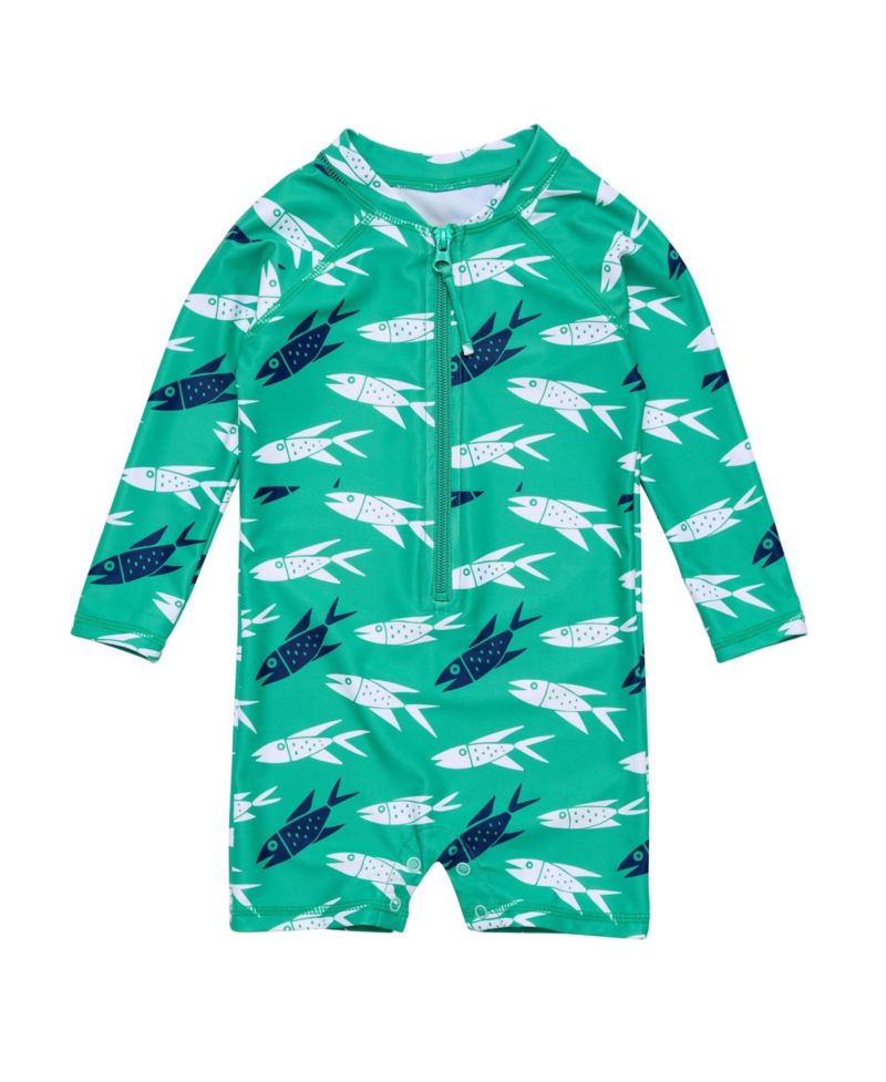 Baby Boys Baby-Off The Hook LS Sunsuit