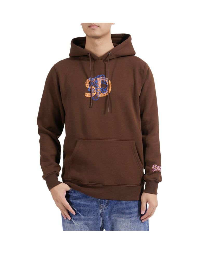 Men's Brown Scooby-Doo Football Training Camp Pullover Hoodie