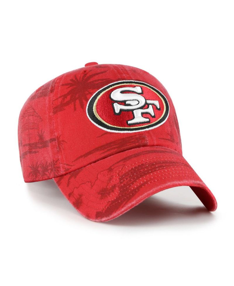 Men's Scarlet San Francisco 49ers Fiji Clean Up Adjustable Hat