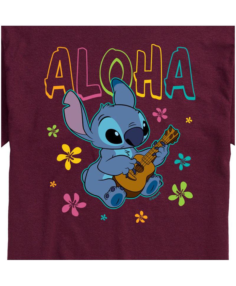 Hybrid Apparel Lilo and Stitch Mens Short Sleeve Tee