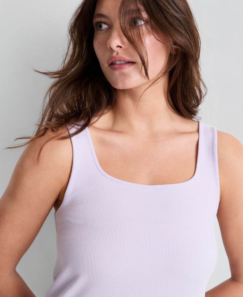 Women's Ribbed Knit Sleep Tank