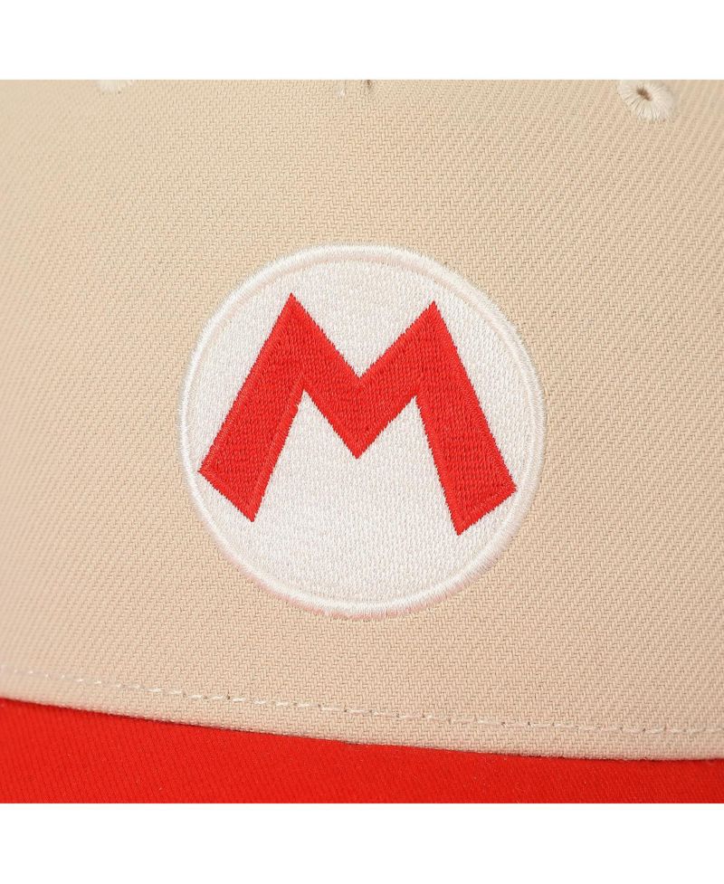 Мужская кепка Bros Fire Mario в бело-красном стиле в стиле ретро для дедушки