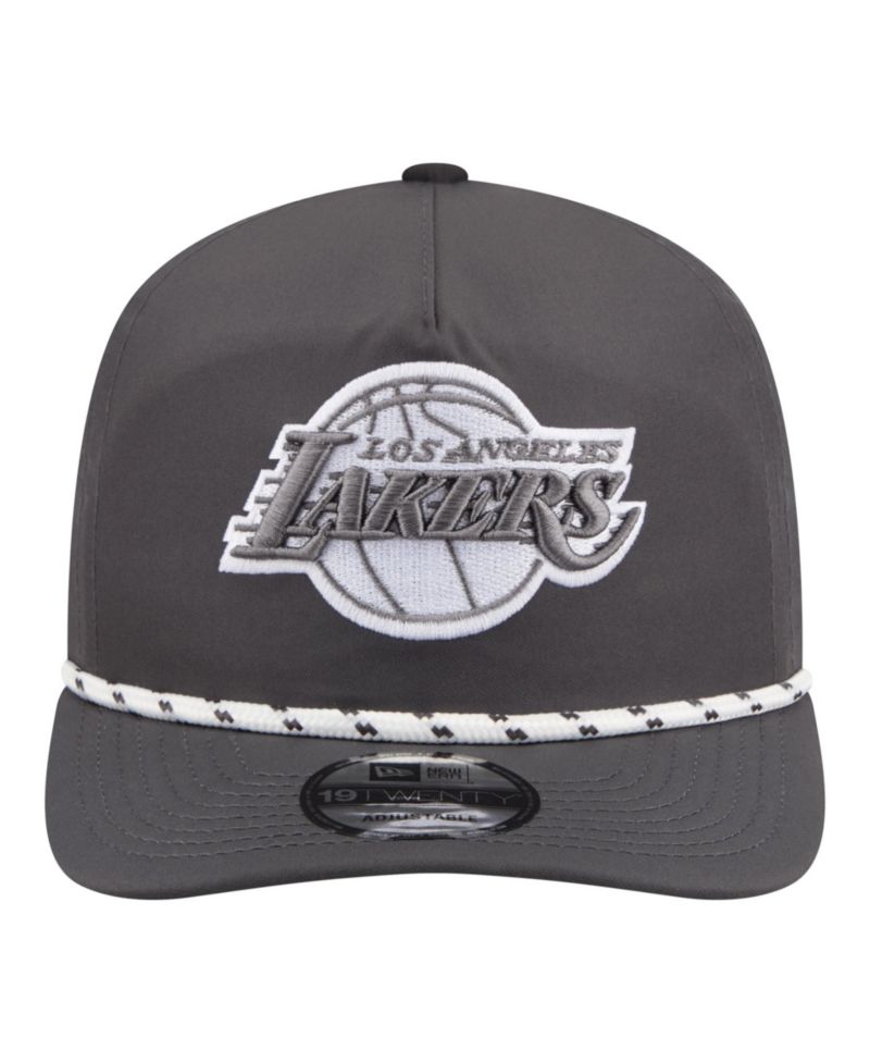 Men's Graphite Los Angeles Lakers Tonal Rope 19TWENTY Adjustable Hat