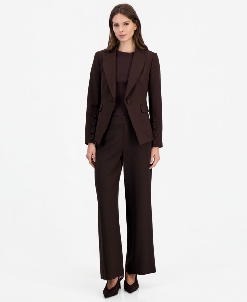 Women's Mid-Rise Wide-Leg Pants