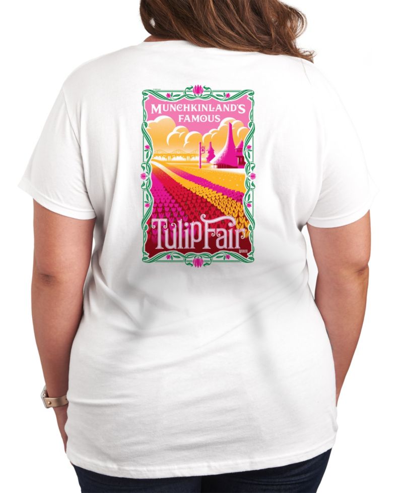 Plus Size Wicked Munchkinlands Famous Tulip Fair Graphic T-Shirt