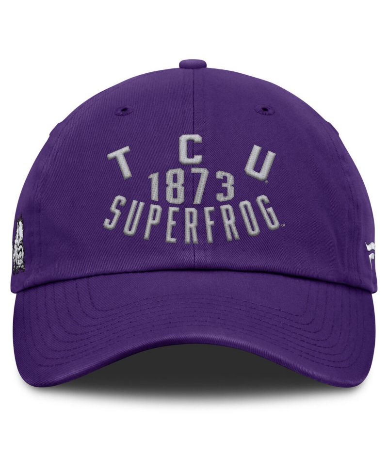 Men's Purple TCU Horned Frogs Archer Adjustable Hat