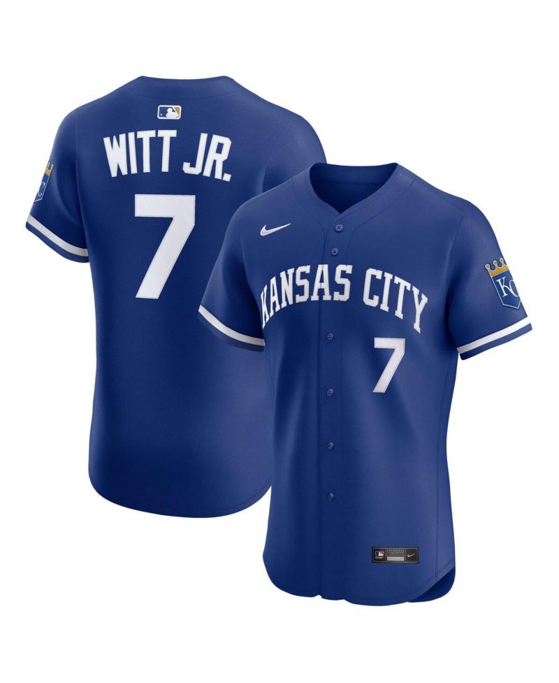Men's Bobby Witt Jr. Royal Kansas City Royals Alternate 2 Elite Player Jersey