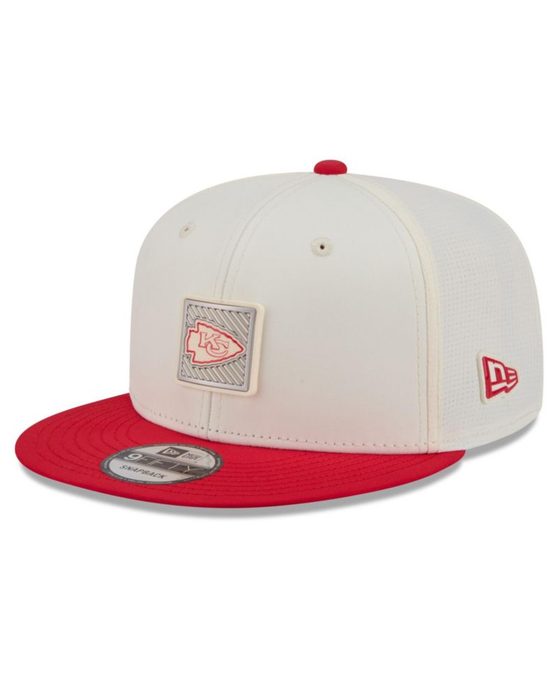 Men's Cream/Red Kansas City Chiefs 2026 NFL Training Camp 9FIFTY Snapback Hat