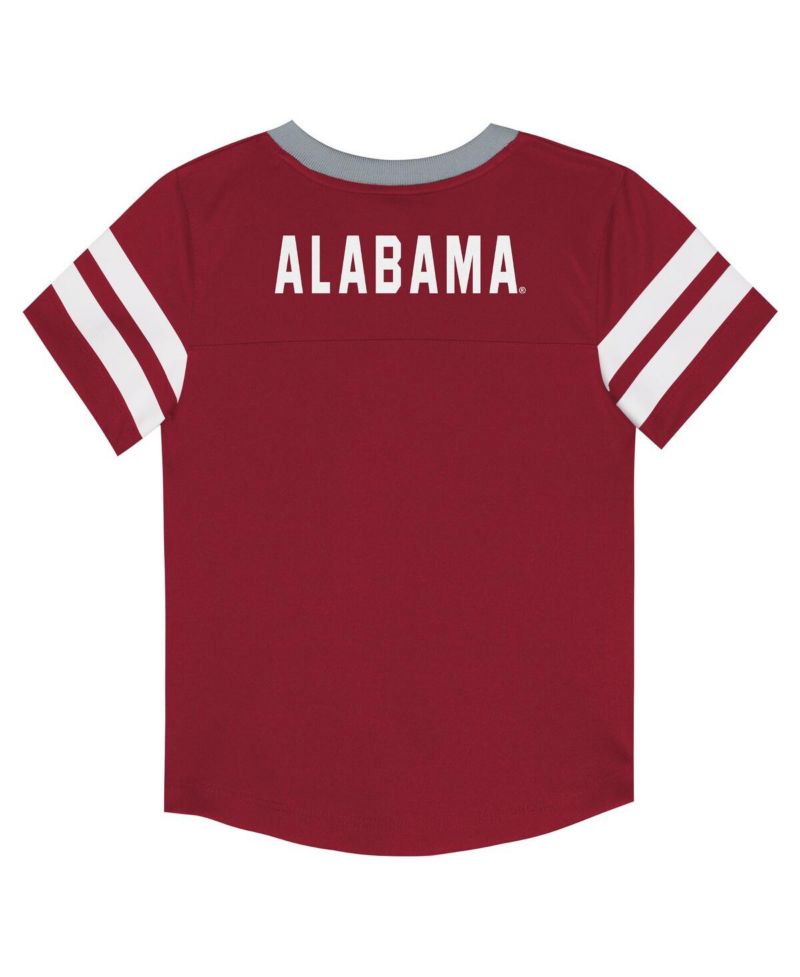 Big Boys and Girls 2-Piece Crimson Alabama Crimson Tide Red Zone V-Neck Top and Pants Set