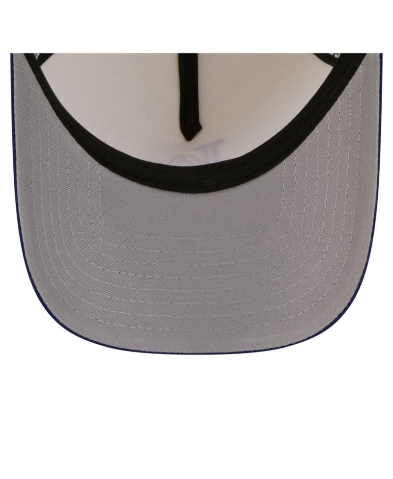Men's Cream/Royal Los Angeles Dodgers Chrome A-Frame 59FORTY Adjustable Hat