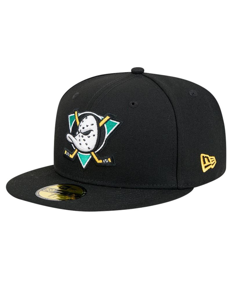 Men's Black Anaheim Ducks Core 59FIFTY Fitted Hat