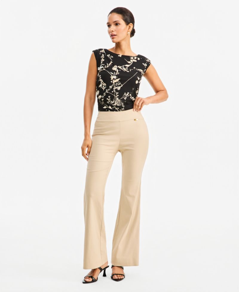 Petite High-Rise Flare Pants