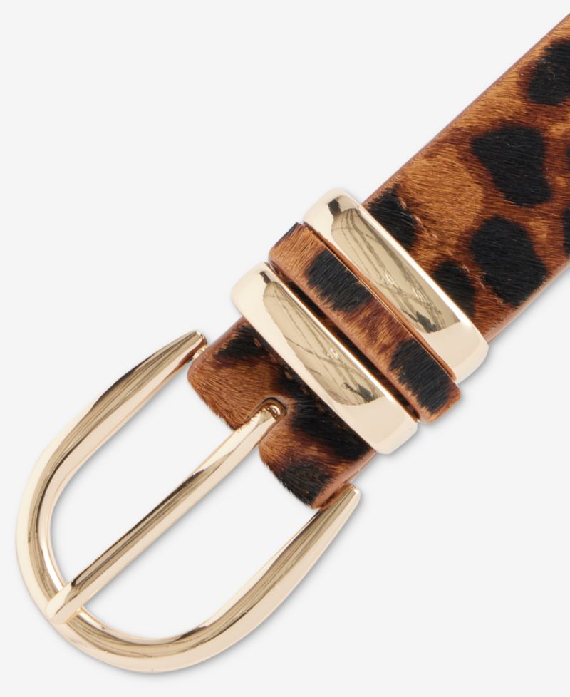 Triple Keeper Calf-hair Belt