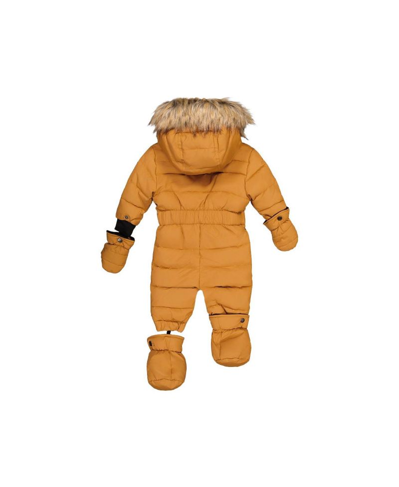 Baby Unisex 6M TO 24M Original One Piece Puffy Snowsuit with Removable Mittens and Boots Sugar