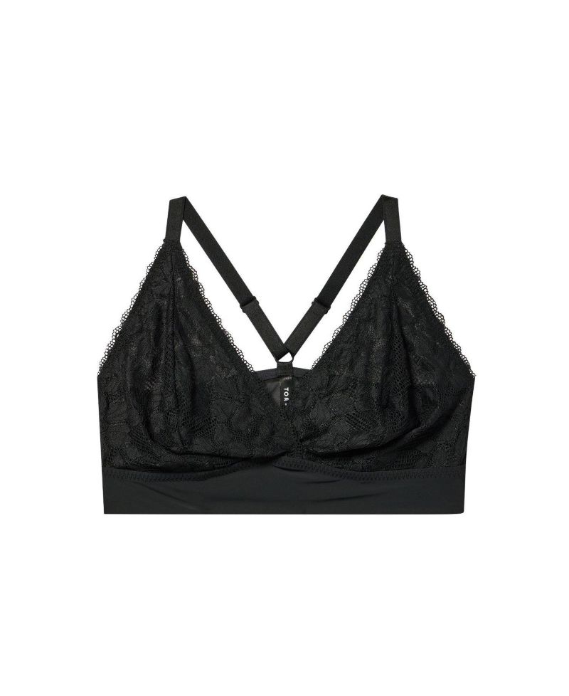 Plus Size Ava Lace Unlined Racerback Bralette