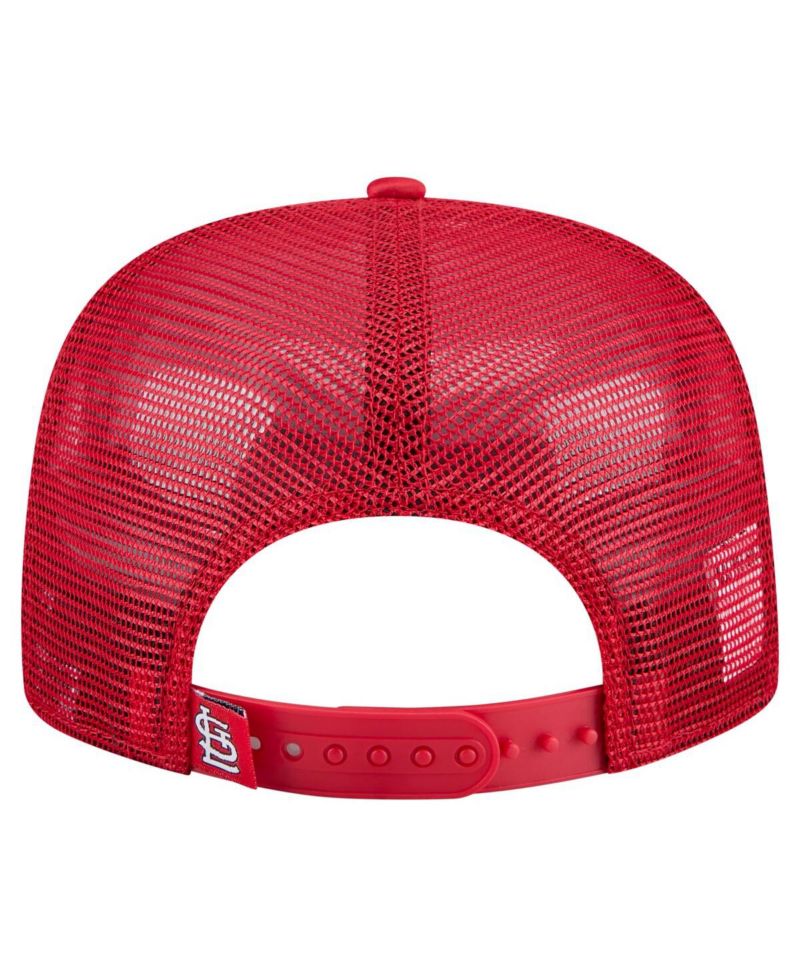 Men's Red St. Louis Cardinals Retro Satin Script Golfer Adjustable Hat