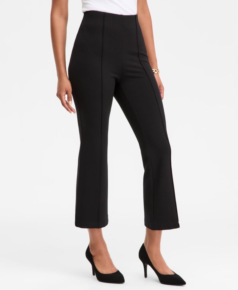 Women's High-Rise Ponte Kick Flare Pants