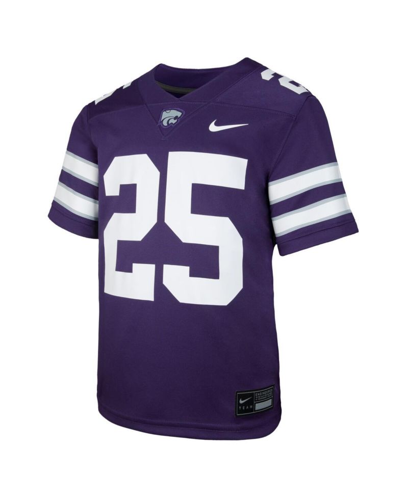 Big Boys and Girls 25 Purple Kansas State Wildcats Untouchable Replica Game Jersey