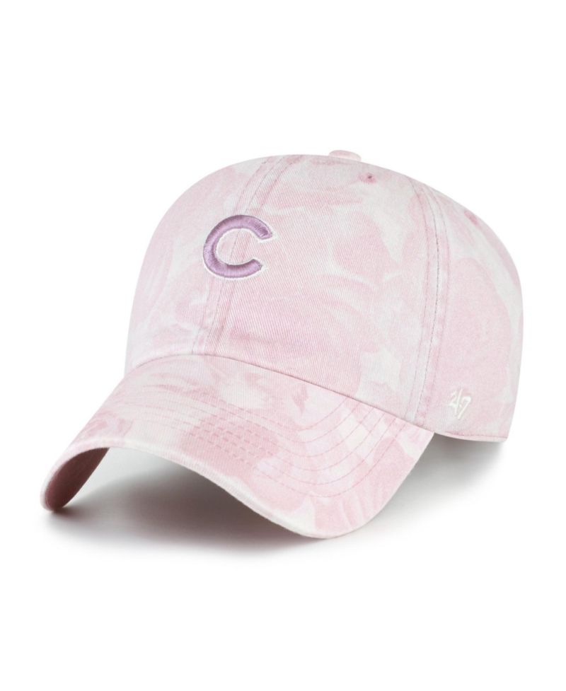 Women's Pink Chicago Cubs Gardenia Clean Up Adjustable Hat