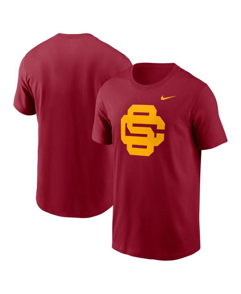 Men's Cardinal USC Trojans Baseball Logo T-Shirt