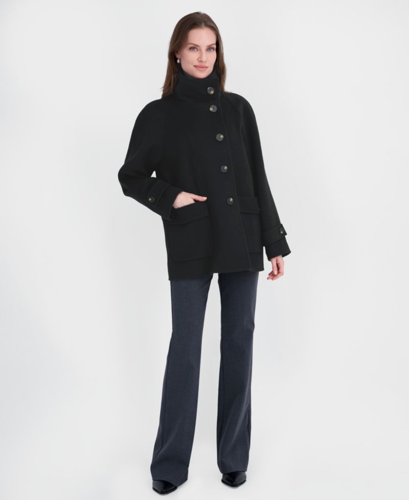 Women's Double-Faced Funnel Neck Coat