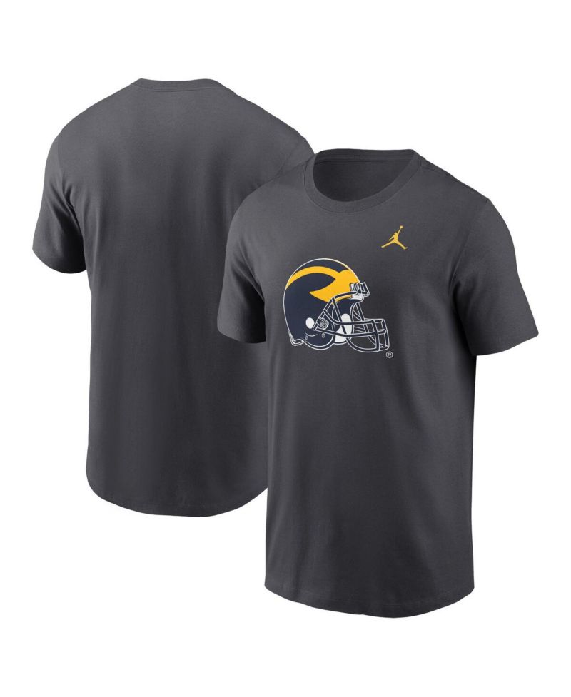Men's Anthracite Michigan Wolverines Primetime Alternate Logo T-Shirt