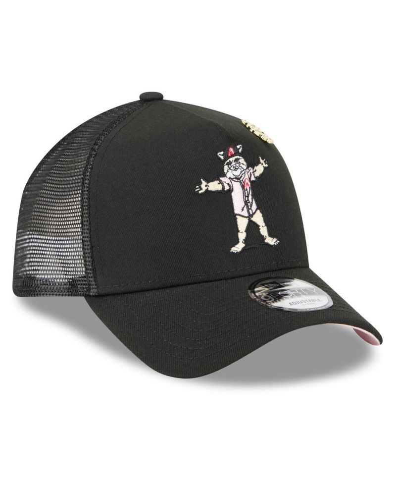 Men's Black Arizona Diamondbacks 2025 Big League Chew A-Frame 9FORTY Adjustable Trucker Hat