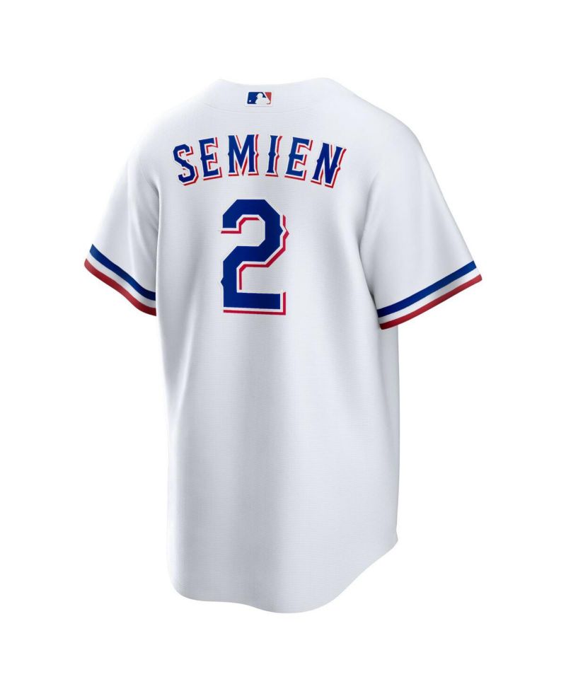 Big Boys and Girls Marcus Semien White Texas Rangers Home Replica Player Jersey