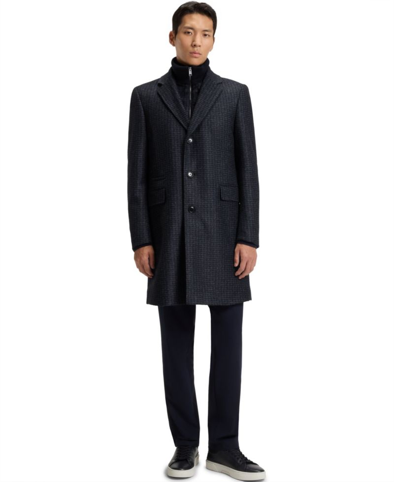 Men's Detachable Slim-Fit Coat