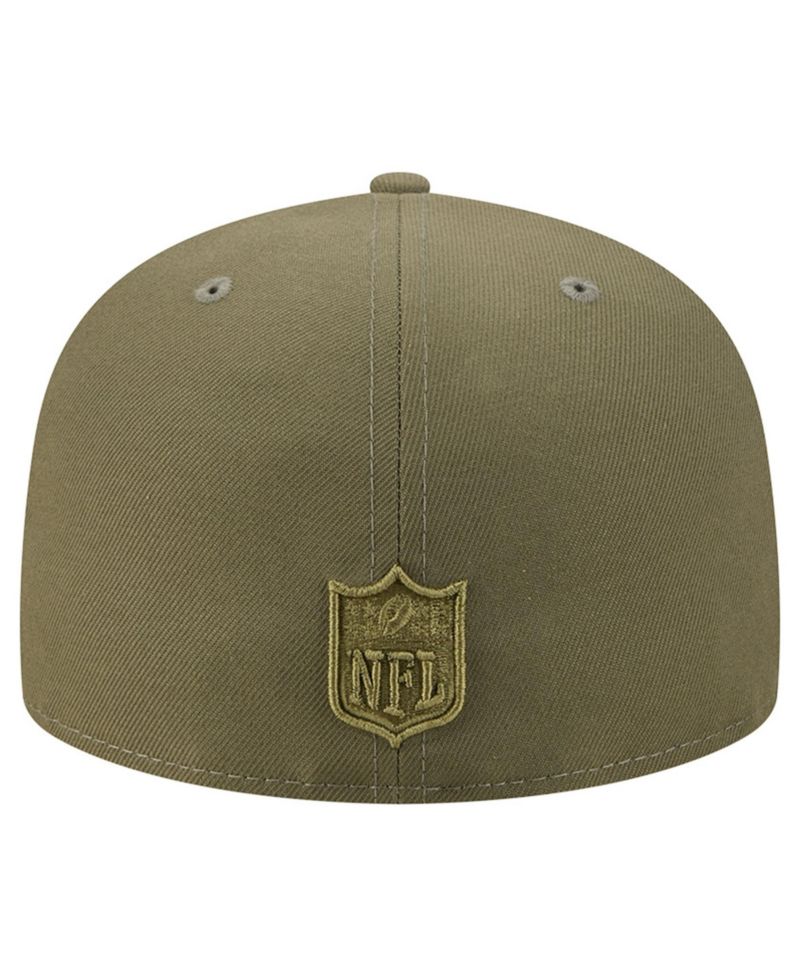 Men's Olive Pittsburgh Steelers Color Pack 59FIFTY Fitted Hat