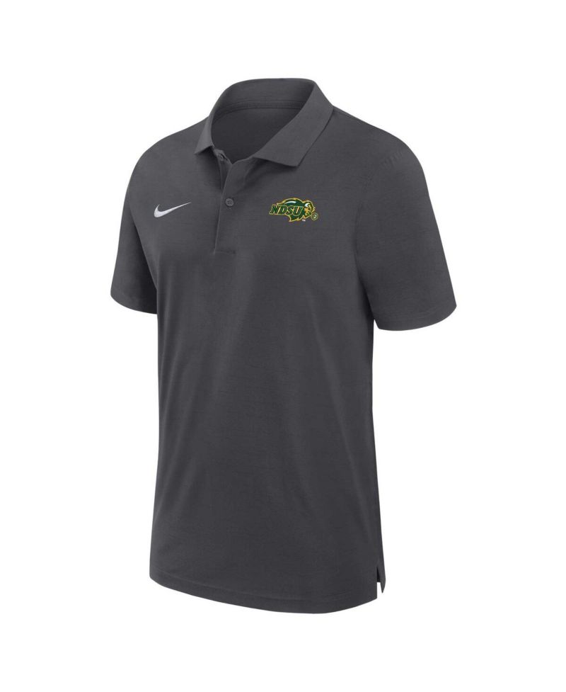 Men's Anthracite NDSU Bison 2024 Sideline Coaches Performance Polo