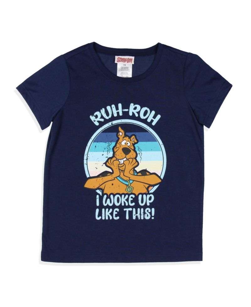 Girls' Ruh Roh! I Woke Up Like This Kids Sleep 2-Piece Jogger Pajama Set