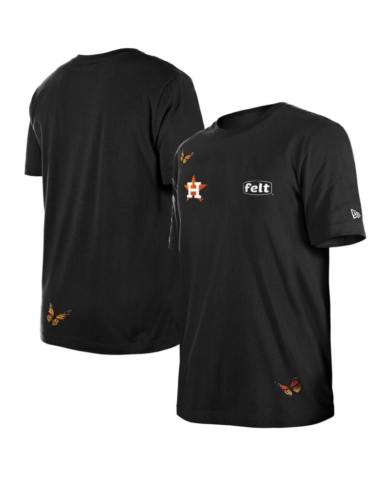 x Felt Men's Black Houston Astros T-Shirt