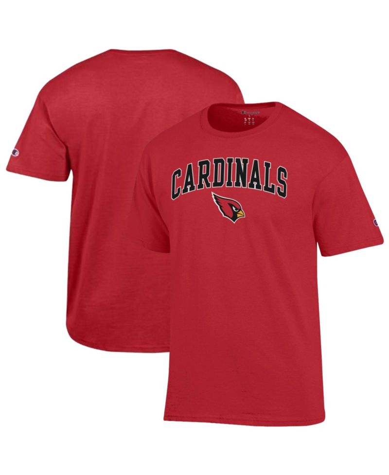 Men's Arizona Cardinals Arch Over Logo Relaxed-Fit T-Shirt