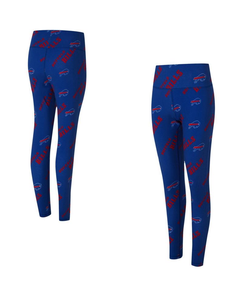 Women's Royal Buffalo Bills Mosaic Allover Print Leggings