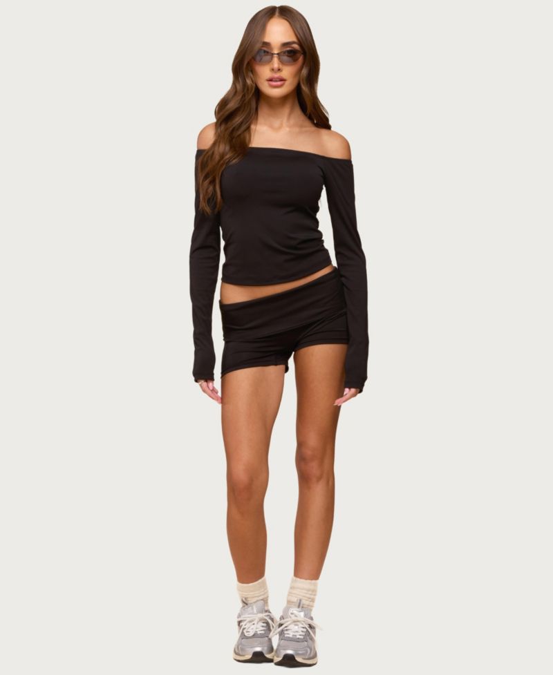 Women's Tezia Off Shoulder Long Sleeve Top
