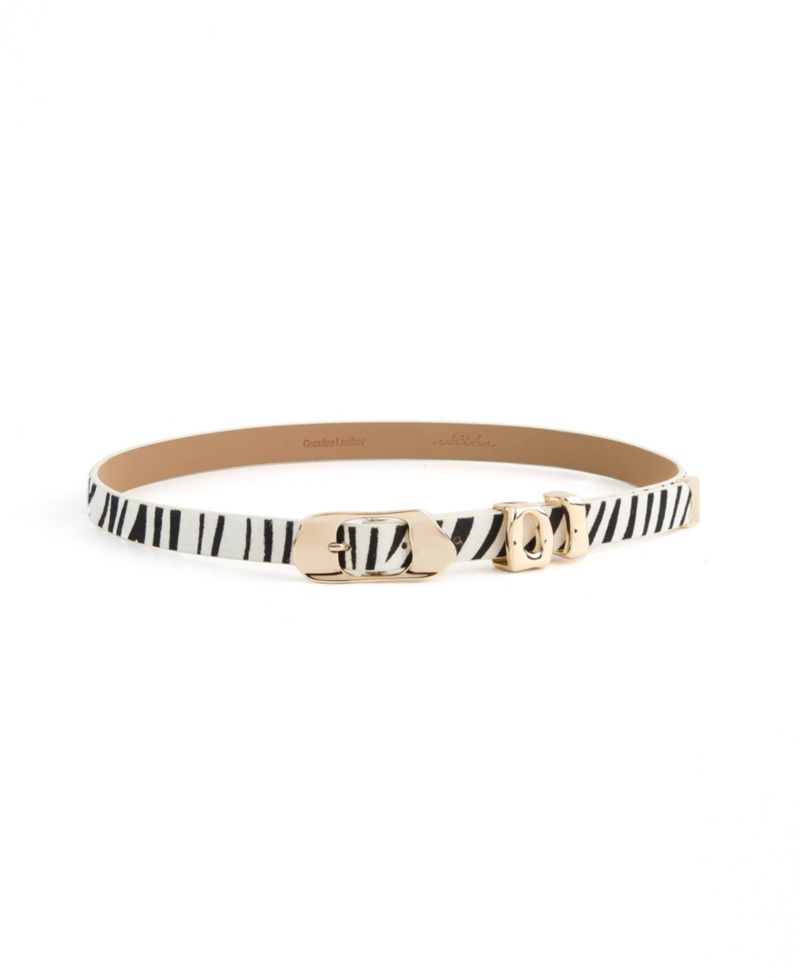 Zebra Print Molten Metal Belt