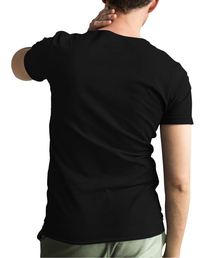 Men's Alien Extraterrestrial Word Art Cotton and Polyester Blend T-Shirt