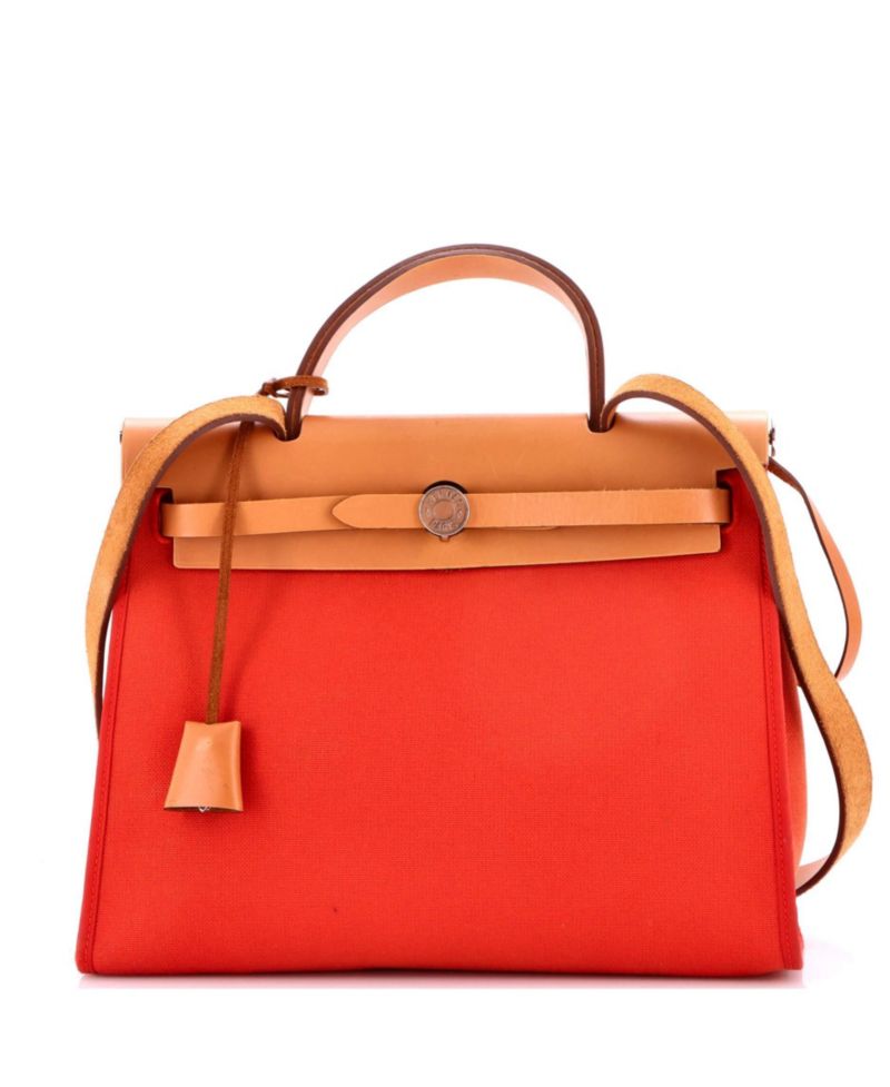 31 Herbag Zip Leather and Toile