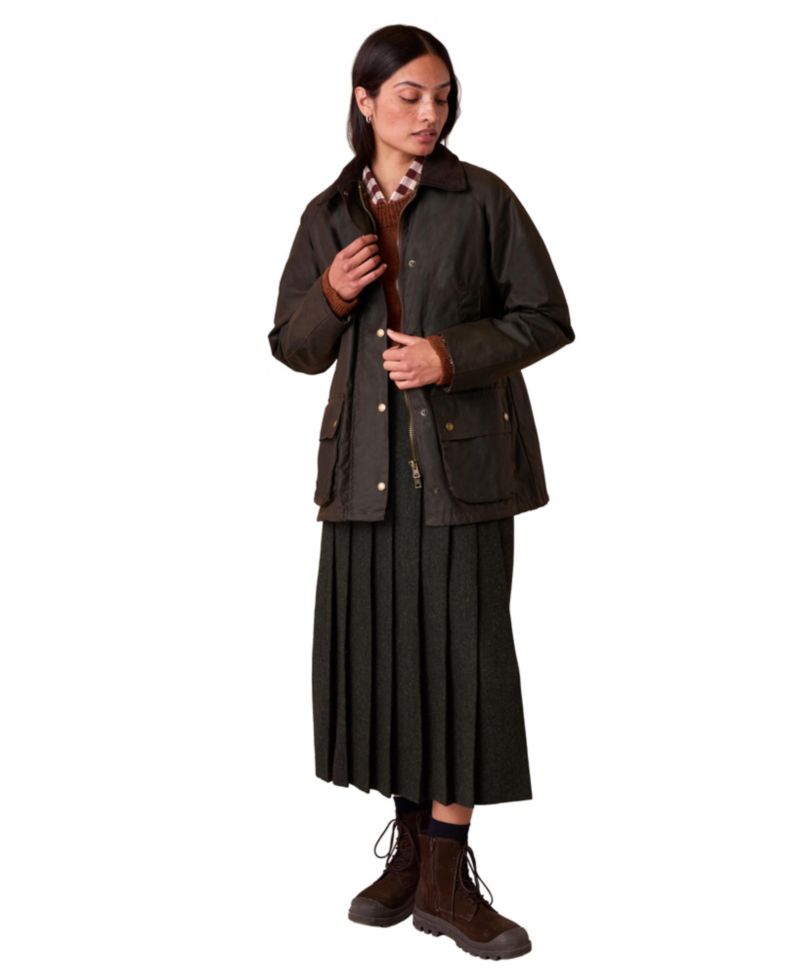 Women's Raglan Sleeve Waxed Jacket