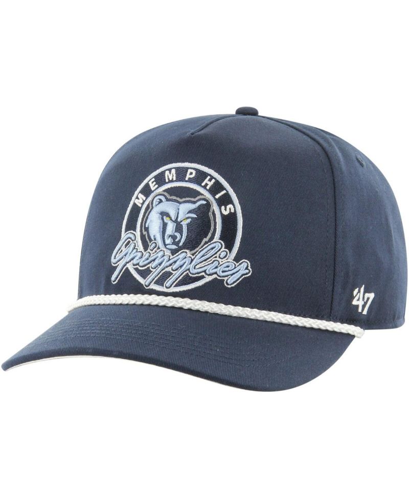 Men's Navy Memphis Grizzlies Ring Tone Hitch Snapback Hat