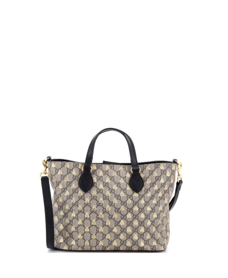 Small Convertible Soft Tote Printed GG Coated Canvas